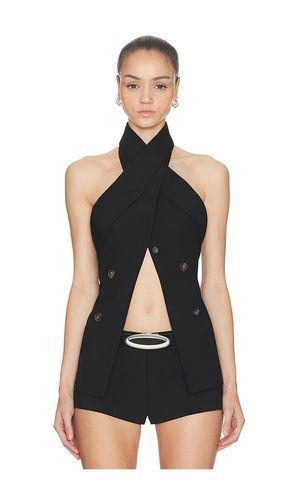 Wrap Lapel Halter Top en . Taille S. Also en XXS, XS, M, XL - HAELO - Modalova