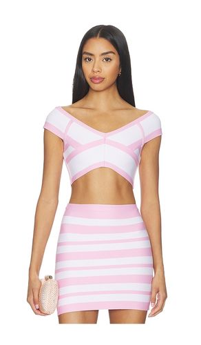 TOP ÉPAULES DÉNUDÉES THE SPOTLIGHT CROP TOP en . Taille M. Also en XS - Herve Leger - Modalova