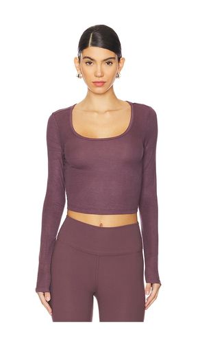 Long Sleeve Cropped Scoop Neck Top en . Taille L. Also en M, S, XL, XS - IVL Collective - Modalova