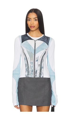 Illusion Print Long Sleeve Top en . Taille 0. Also en 6 - Kate Barton - Modalova