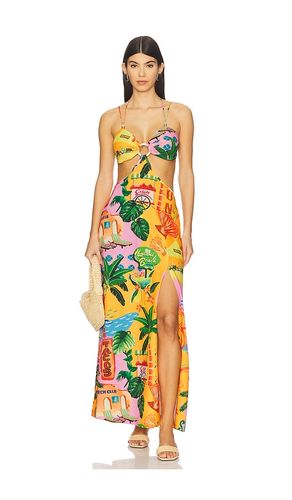 ROBE MAXI À DÉCOUPES ET PERLES BEADED CUT OUT MAXI DRESS en . Taille S. Also en M, XL - Kulani Kinis - Modalova