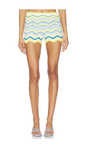 SHORT MICRO EN MAILLE À CHEVRONS LEMON DAZE en , . Taille S. Also en L, XL - Kulani Kinis - Modalova
