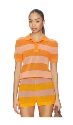 TOP EN RÉSILLE RAYÉE en . Taille 32. Also en 34, 36, 38, 40, 42 - Lacoste - Modalova