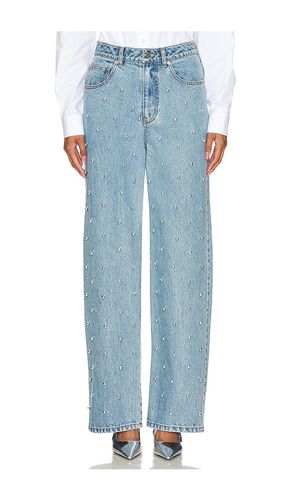 Bubble Embroidered Straight Leg Jeans en . Taille S. Also en M - LEJE - Modalova