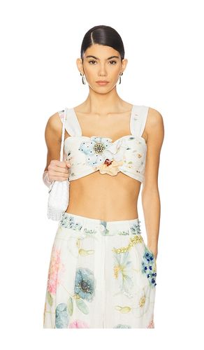 TOP CROPPED À FLEURS en . Taille L. Also en M, S - LA FUORI - Modalova