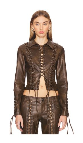 BLOUSON AMANTILLA FAUX LEATHER in . Size M, S, XL, XS - LOBA - Modalova