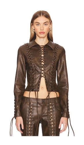 BLOUSON AMANTILLA FAUX LEATHER in . Size S, XS - LOBA - Modalova