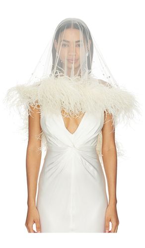 VOILE MESH SHORT WITH EMBROIDERY & FEATHERS en - Lapointe - Modalova