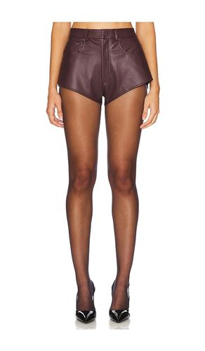 SHORT MINI IMITATION CUIR STRETCH in . Size 6 - Lapointe - Modalova