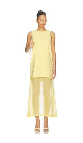 ROBE EN CRÊPE ET MOUSSELINE DE SOIE en . Taille L. Also en - La Ligne - Modalova