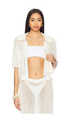 Ophelia Windowpane Knit Top in . Size M, S, XL, XS - La Porte - Modalova