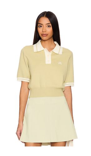 Mikayla Knit Cropped Polo Top in . Size M, XS - Malbon Golf - Modalova