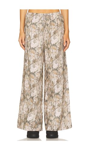 PANTALON JAMBES LARGES AVEC CORDON DE SERRAGE en . Taille L. Also en M, S, XL, XS - Montce - Modalova