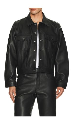 BLOUSON CAMIONNEUR EN CUIR en . Taille L. Also en M - Midnight Rodeo - Modalova