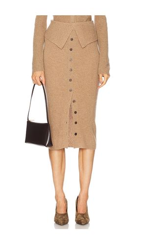 JUPE ASYMÉTRIQUE CÔTELÉE in . Size M, XL, XS - NAADAM - Modalova