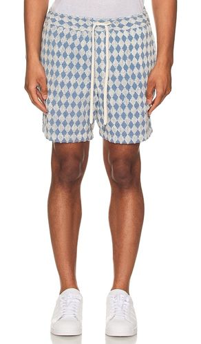 Navy Diamond Terry Shorts en . Taille M. Also en L, XL/1X - OAS - Modalova