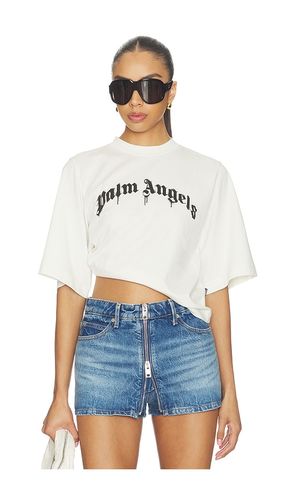 T-SHIRT CURVED LOGO BOXY en . Taille XS. Also en S, M - Palm Angels - Modalova