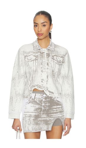 BLOUSON HANA DENIM PRINT OVERSIZED en ,. Taille XS. Also en S, M - PH5 - Modalova