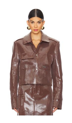 Sequin Cropped Suit Jacket in . Size XS - PRIVATE POLICY - Modalova