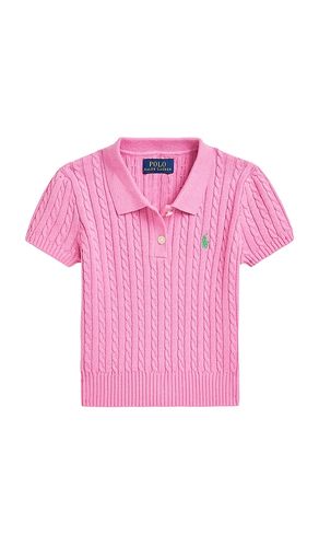 Kids Mini Cable Knit Polo in . Size 4, 5, 6 - Polo Ralph Lauren - Modalova