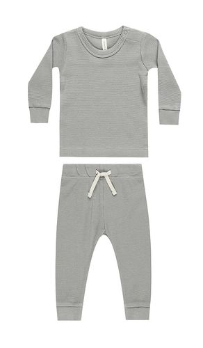 Kids Waffle Top And Pant Set in . Size 18-24M, 2-3yr, 4-5yr - QUINCY MAE - Modalova