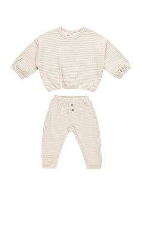 Kids Textured Sweat Set in . Size 18-24M, 2-3yr - QUINCY MAE - Modalova