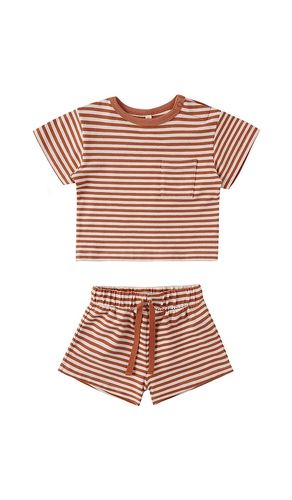 Boxy Pocket Tee & Short Set en . Taille 2-3yr. Also en 4-5yr - QUINCY MAE - Modalova