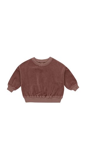 Kids Velour Relaxed Sweatshirt in . Size 18-24M, 2-3yr, 4-5yr - QUINCY MAE - Modalova