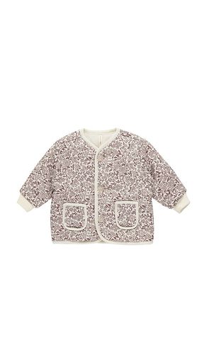 Kids Quilted V Neck Button Jacket in . Size 2-3yr, 4-5yr - QUINCY MAE - Modalova