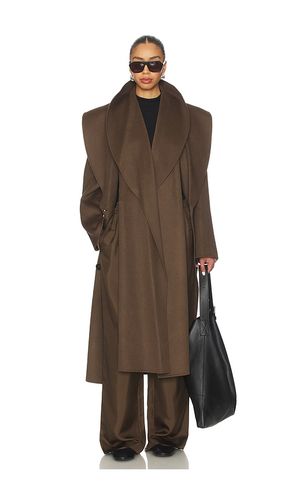 MANTEAU-ÉCHARPE DOUBLE FACE EN LAINE en . Taille 34. Also en 38 - Rohe - Modalova