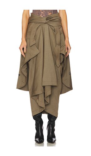 JUPE LONGUE KNOTTED DRAPED TRENCH in . Size 38/6 - ROKH - Modalova