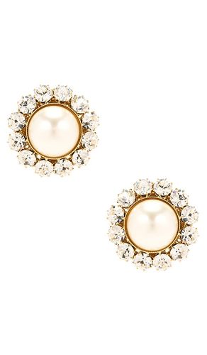 Pearl And Strass Earrings en - Rowen Rose - Modalova