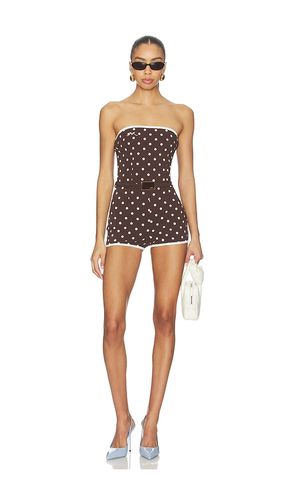 Polka Dots Bustier Mini Jumpsuit en . Taille 36. Also en 38 - Rowen Rose - Modalova