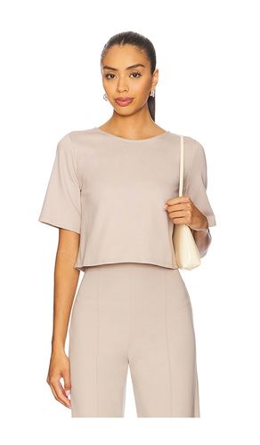 TOP MANCHES COURTES EN MAILLE PONTE en . Taille M. Also en L - Ripley Rader - Modalova