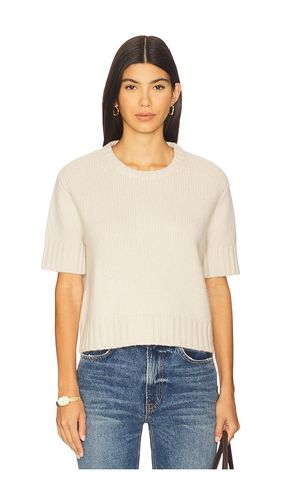 PULL À MANCHES COURTES EN GROSSE MAILLE en . Taille S. Also en M - Soft Goat - Modalova