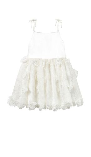 Kids Embellished Tulle Dress en . Taille 3/4T. Also en 6/7 - self-portrait - Modalova