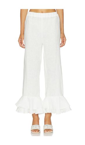 Cha-cha Linen Lounge Pants With Headscarf en . Taille L. Also en M, S, XS - Sleeper - Modalova