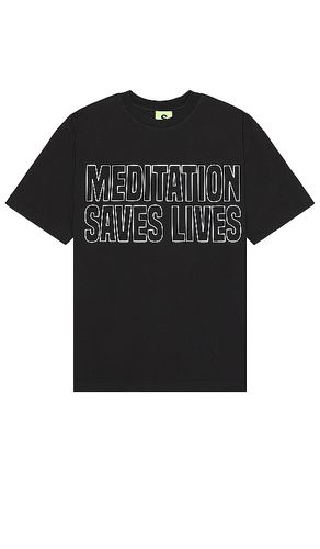 Meditation Saves Lives Short Sleeve T-Shirt in . Size M, S, XL/1X - SUPERVSN - Modalova