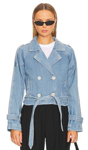 Theory Crop Denim Trench in . Size XS - SOVERE - Modalova