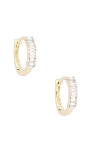 BOUCLES D'OREILLES BAGUETTE en - STONE AND STRAND - Modalova
