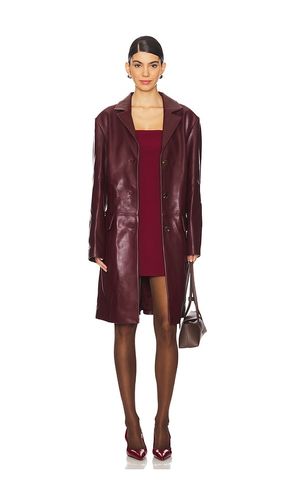 BLAZER EN CUIR DINA MID LENGTH en . Taille L. Also en M - SIEDRES - Modalova
