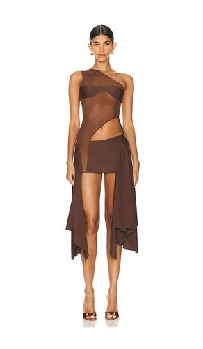 ROBE MINI UNE ÉPAULE DÉNUDÉE AVEC DÉCOUPE en . Taille S. Also en M, L - Sketch-Y - Modalova