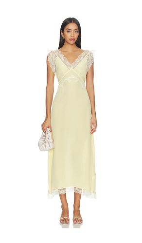 ROBE IRENE LACE TRIM MIDI en . Taille XS. Also en S - Tanner Fletcher - Modalova