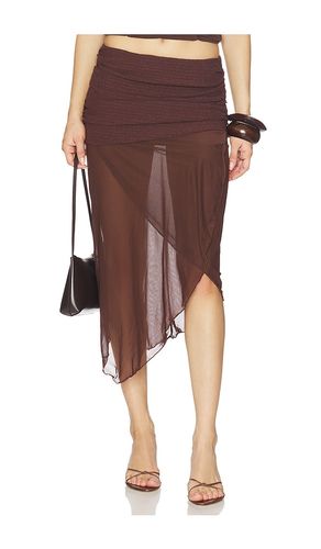 JUPE MIDI ZINNIA en . Taille M. Also en - Tiger Mist - Modalova