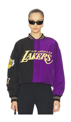 X REVOLVE Lakers Multi Logo Bomber en . Taille L. Also en - Terez - Modalova