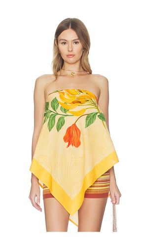 High-low Linen Scarf Blouse en ,. Taille S. Also en - Verandah - Modalova