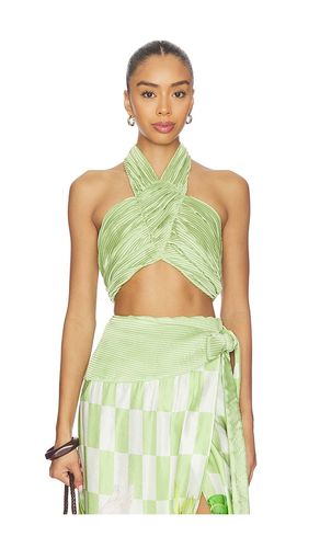 Plisse Halter Blouse en . Taille L. Also en M, S, XL, XS - Verandah - Modalova
