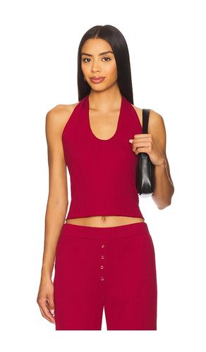 Pointelle Halter Top in . Size M, S, XL, XS - VIR VITA - Modalova