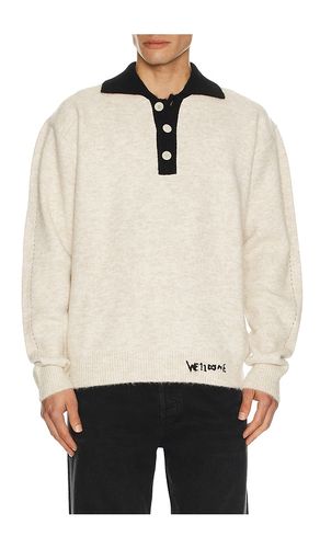 Brushed Contrast Knit Top en . Taille M. Also en S - WE11DONE - Modalova