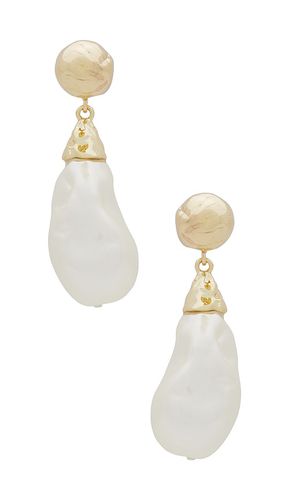 BOUCLES D'OREILLES HAMMERED PEARL in - WeWoreWhat - Modalova